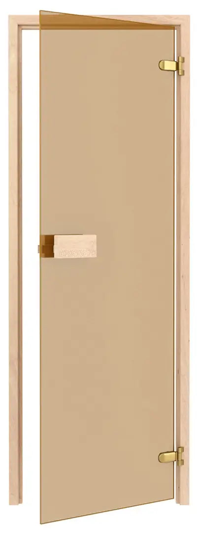 Szklane drzwi do sauny Thermory Classic 70/190 brąz przezroczysty